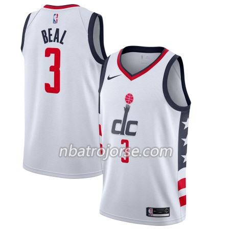 Män Washington Wizards Tröja Bradley Beal 3 2019-20 Nike City Edition Swingman